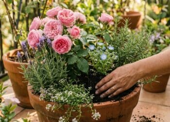 As melhores plantas companheiras para rosas, para flores lindas durante toda a estação