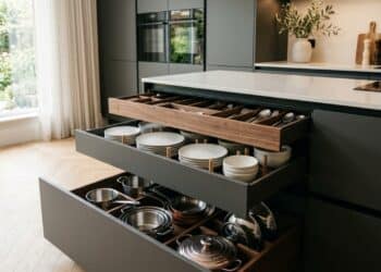 Por que você deve escolher gavetas em vez de armários na cozinha, segundo designers de interiores