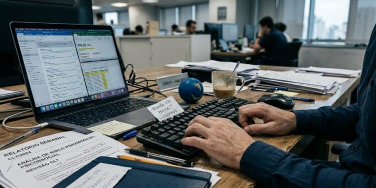 Nova regra já vale em 2026 e obriga empresas a cuidar da saúde mental dos funcionários; multa pode chegar a R$ 6,7 mil por pessoa