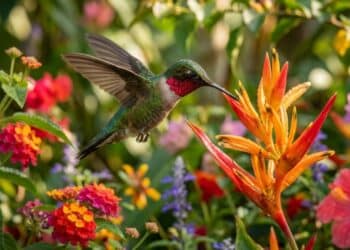Essas cores de flores atraem mais beija-flores para o seu jardim