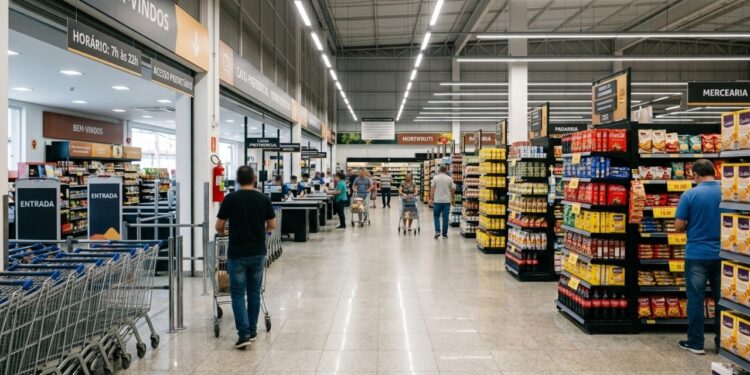 Supermercados devem seguir novas regras de atendimento e preços em 2026 para evitar multas de até R$ 10 mil