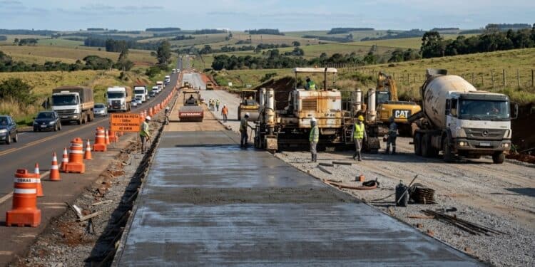 Restauração da PR-151 chega a 53,6% e vai renovar 32,71 km entre Ponta Grossa e Palmeira