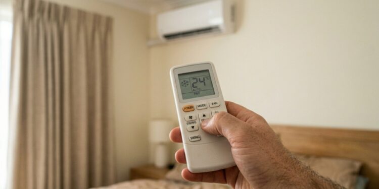Quanto tempo deixar o ar-condicionado ligado antes de desligar sem gastar luz à toa