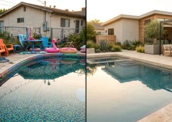 7 coisas que deixam sua piscina com aparência brega, segundo especialistas em design