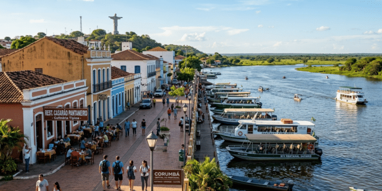 Fundada em 1778, a "Capital do Pantanal" é o império histórico que une safáris de onças e culinária exótica na fronteira
