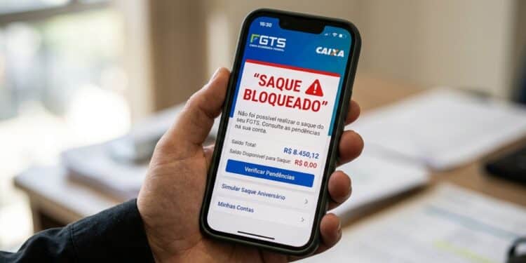 Erro que pode bloquear o saque do FGTS e fazer trabalhador perder a multa de 40% mesmo com saldo disponível