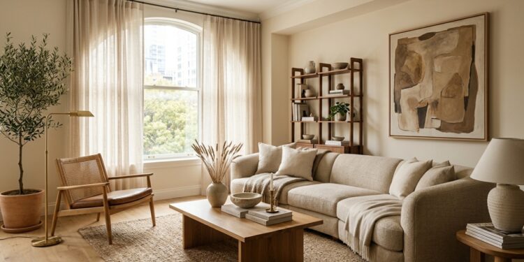 Apartamento de Capa: por que o off-white amendoado virou tendência no design de interiores