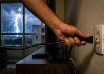 6 eletrodomésticos que você deve desligar em tempestades com raios para sua segurança
