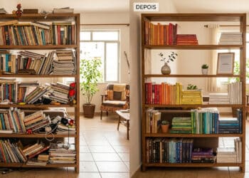 Ocupando o vazio da estante: como transformar seus livros esquecidos em objetos de decoração que trazem paz