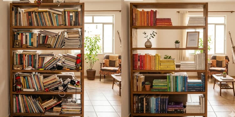 Ocupando o vazio da estante: como transformar seus livros esquecidos em objetos de decoração que trazem paz