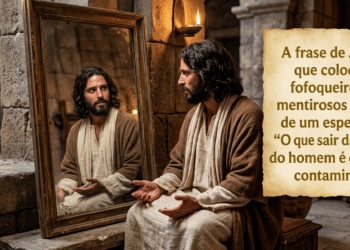 A frase de Jesus que coloca fofoqueiros e mentirosos diante de um espelho: "O que sair da boca do homem é o que o contamina"