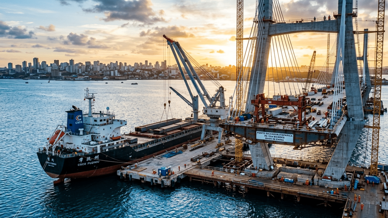 Construção da Ponte Salvador-Itaparica