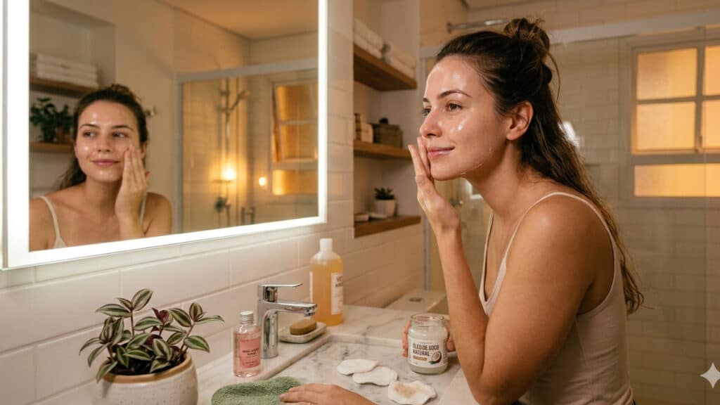 óleo de coco no skincare