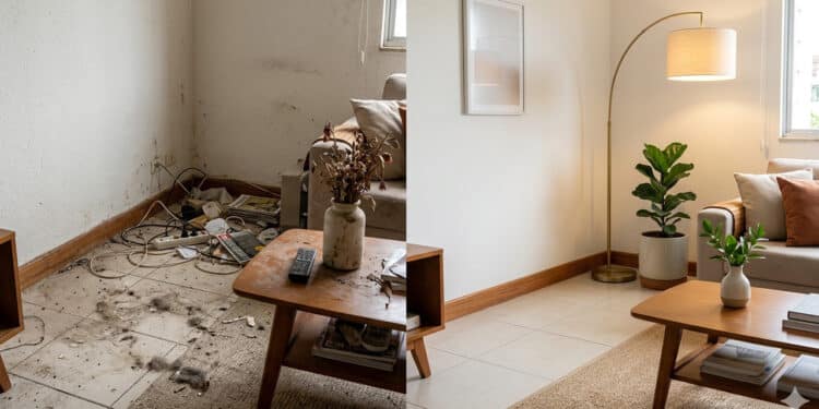 Adeus, poeira infinita: O método japonês das zonas mortas deixa a casa limpa em poucos minutos