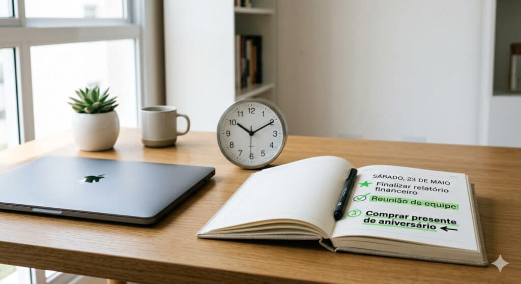 organização no dia a dia