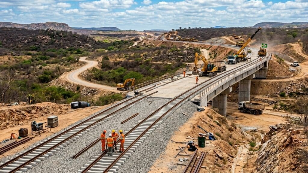 Ferrovia Norte-Sul foi planejada para conectar diferentes regiões produtoras do Brasil