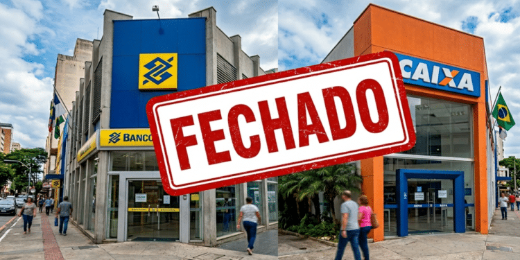 Banco do Brasil e Caixa Econômica Federal vão fechar na quinta-feira