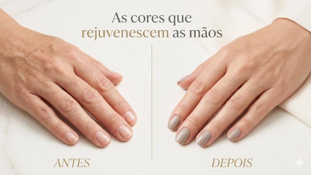 aparência das mãos