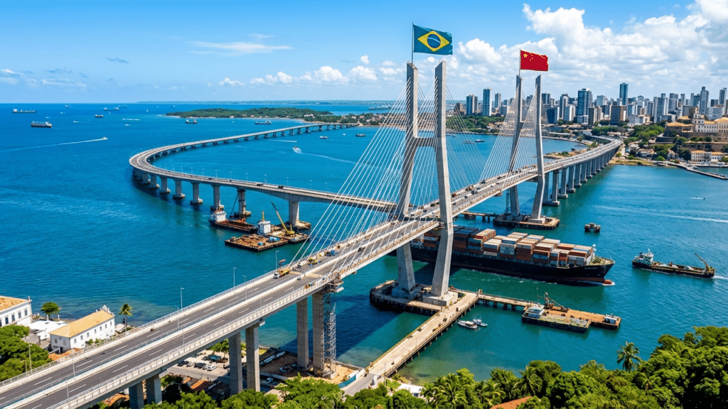 Ponte Salvador-Itaparica será uma das maiores estruturas viárias da América Latina // Imagem ilustrativa