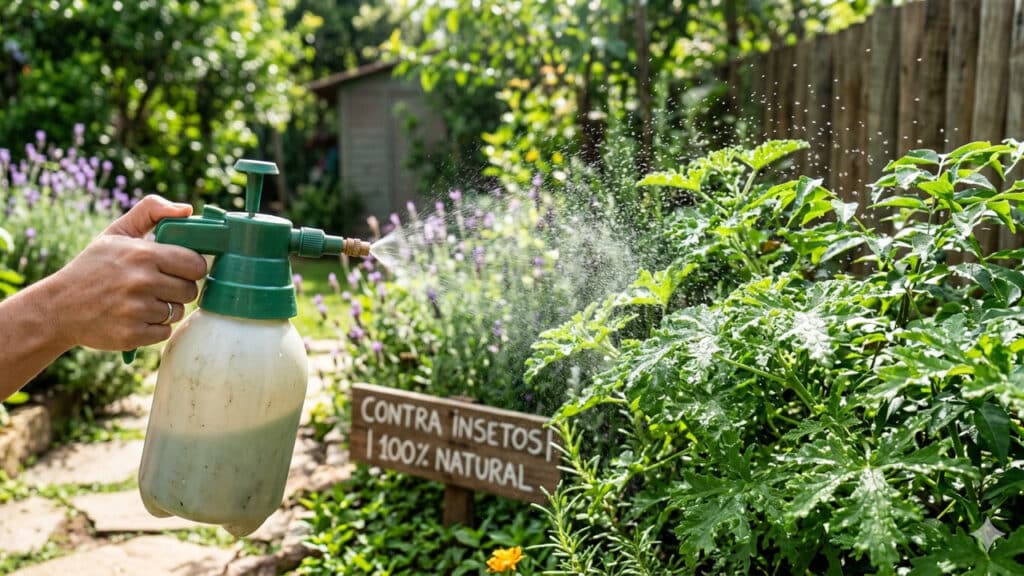evitar insetos do jardim natural