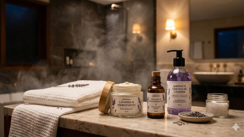 perfumação em camadas
