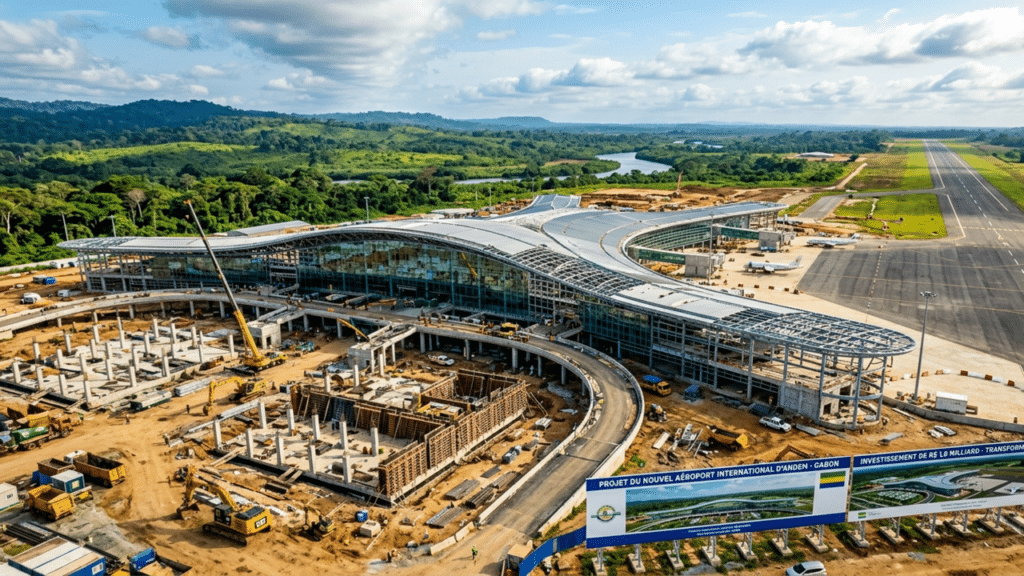 Aeroporto Internacional de Andem no Gabão // Imagem ilustrativa