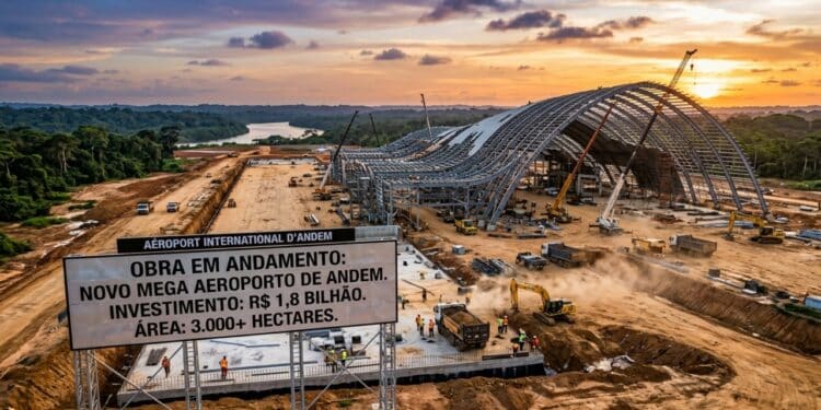 Novo mega aeroporto será construído com investimento de R$ 1,8 bilhão e promete transformar a região com megaestrutura que ocupará mais de 3.000 hectares