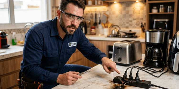 Eletricistas profissionais alertam sobre 3 eletrodomésticos de cozinha que você não deveria deixar ligados na tomada