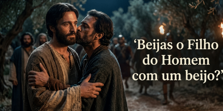 Jesus afirmou sobre os falsos amigos: "Beijas o Filho do Homem com um beijo?" a frase dita a Judas que expõe toda traição