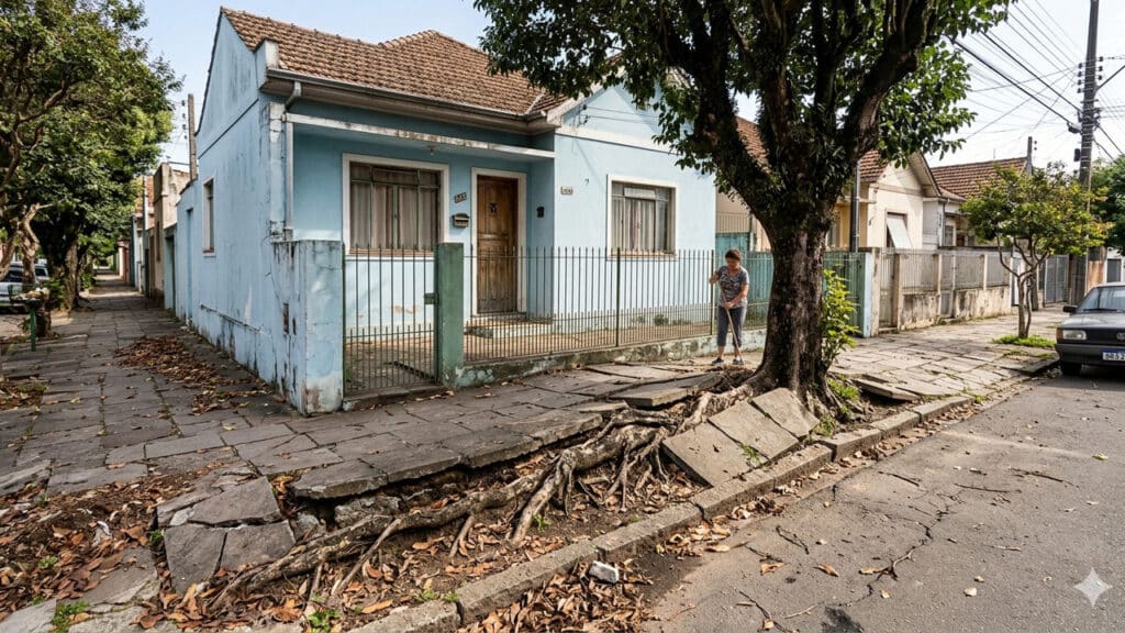 existem para frente da casa