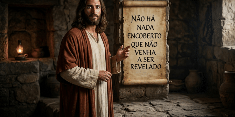 "Não há nada encoberto que não venha a ser revelado": o aviso de Jesus para quem age na mentira e pensa que ninguém vê