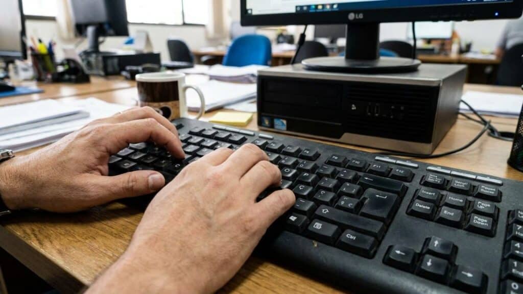 Para que servem as marquinhas nas teclas F e J do teclado e por que elas estão ali há décadas