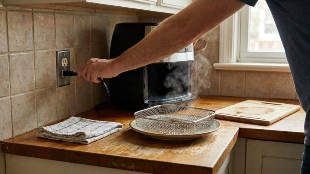 Eletricistas alertam sobre 3 eletrodomésticos de cozinha que você não deveria deixar ligados na tomada