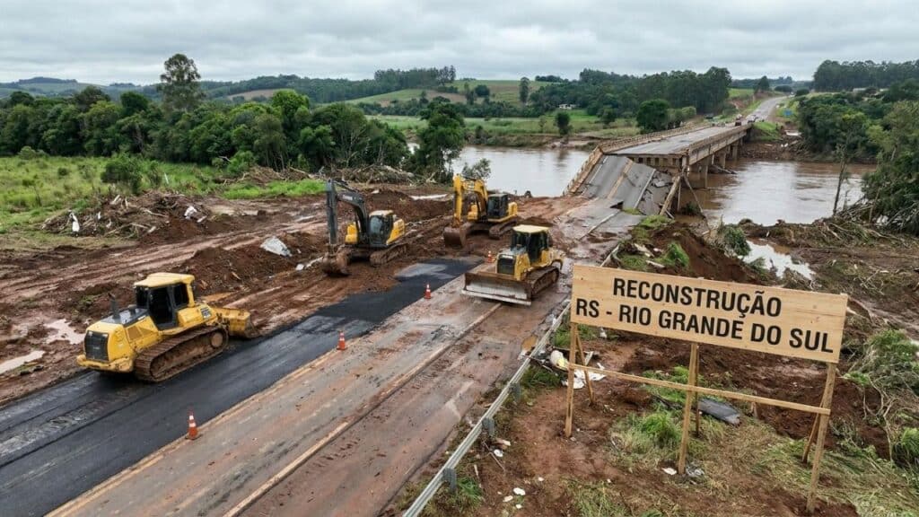 Daer investe R$ 3,1 bilhões para reconstruir rodovias gaúchas após enchente que danificou 8 mil km