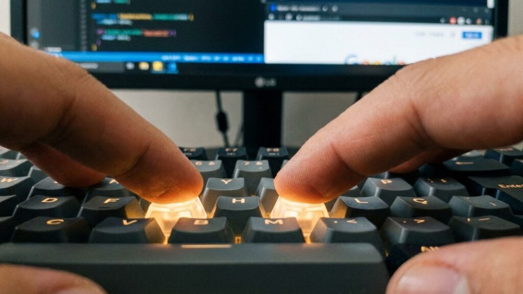 Para que servem as marquinhas nas teclas F e J do teclado e por que elas estão ali há décadas