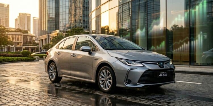 Toyota Corolla Altis Hybrid lidera lista dos carros que menos desvalorizam enquanto elétricos perdem até 45%