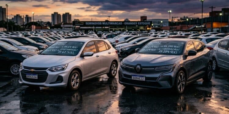 Como a desvalorização de R$ 23 mil no Onix e R$ 76 mil no Megane E-Tech sinaliza uma mudança definitiva no perfil de compra automotiva