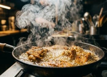 Como tirar cheiro de fritura da cozinha depois de cozinhar peixe ou carne