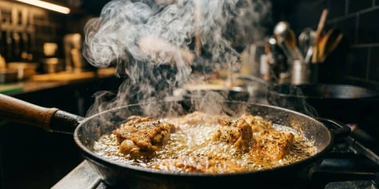 Como tirar cheiro de fritura da cozinha depois de cozinhar peixe ou carne