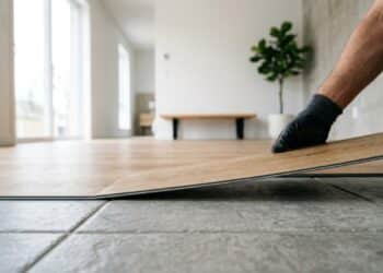 Fim da cerâmica e porcelanato: pisos com apenas 2 mm, instalação em 1 dia sem entulho e potencial de valorizar imóveis em até 15%