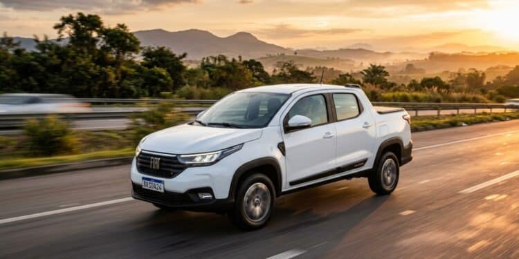 Fiat Strada atinge autonomia de até 780 km com gasolina e se mantém entre as picapes mais econômicas de 2026