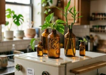 “Planta de Geladeira”? o truque do galho na água que sobrevive até nos cantos mais escuros da casa