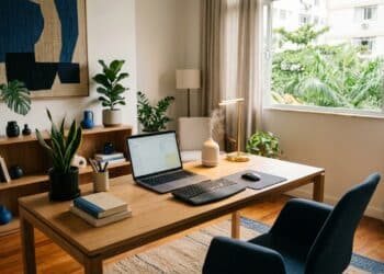 Meu tio saiu do caos no home office e virou o jogo da carreira com Feng Shui, Baguá e organização