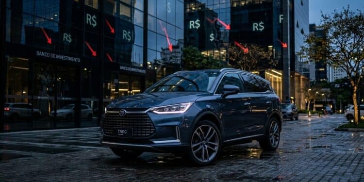 Modelo da BYD registra queda de 39% entre os SUVS comprados nos últimos três anos