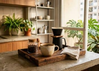 Como criar um cantinho do café em casa com mais praticidade e menos bagunça