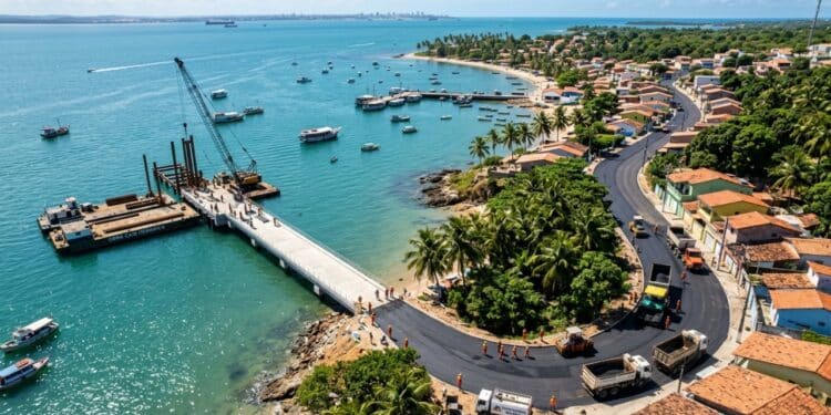 Obra de R$ 16,3 milhões transforma acesso à Ilha de Itaparica e promete encurtar viagens para 65 mil moradores