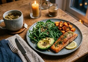 Jantar anti-cortisol ajuda a reduzir o estresse e melhorar o sono com alimentos certos