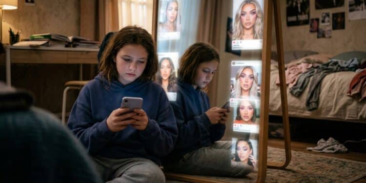 Comparações cruéis: como os corpos irreais das redes sociais afetam meninas pré-adolescentes