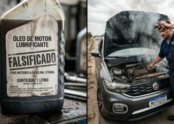 Venda de óleo de motor falsificado preocupa motoristas e aumenta risco de prejuízo mecânico