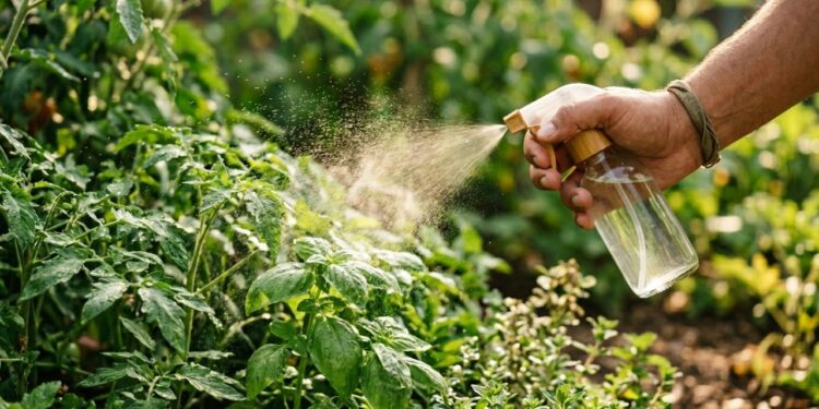 Como fazer inseticida natural com folhas de tomate para pulverizar nas plantas do jardim